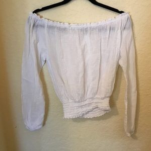 Off the shoulder blouse